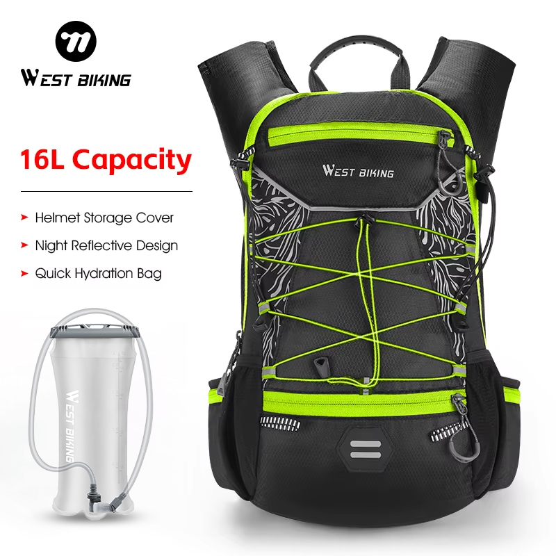 Mountain Biking Rucksack - WEST BIKING Fahrradtasche MTB Outdoor-Rucksack 16L