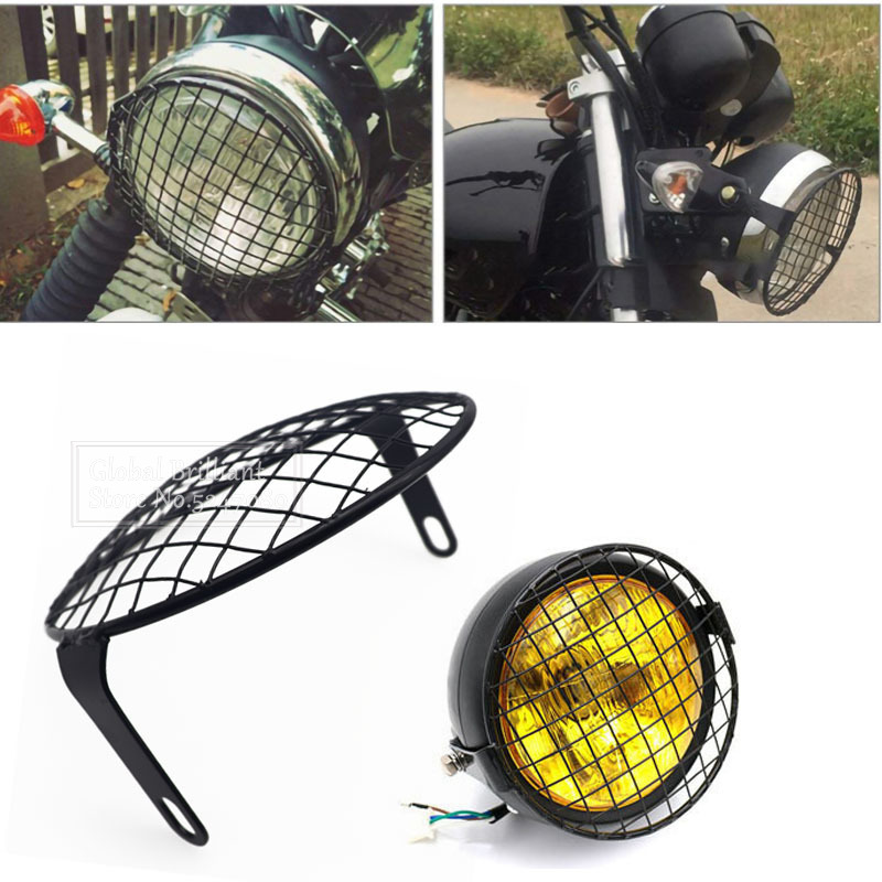 Mountain Biking Derby - Universal 7 zoll Retro Stil Motorrad