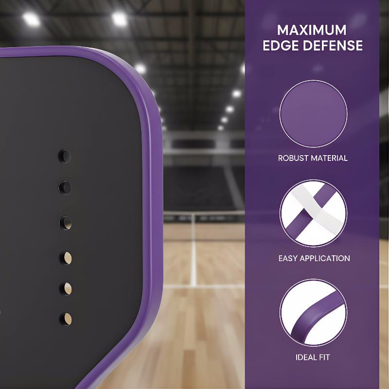 Head Racket Boom - 16mm Pickleball-Schlägerkantenschutzfolie Kratzfest Wasserdicht Schlägerkantenschutzband für