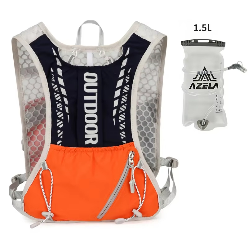 Mountain Biking Rucksack - Lauf-Hydrationsweste Rucksack Reflektierender Outdoor-Radrucksack Kletter- und