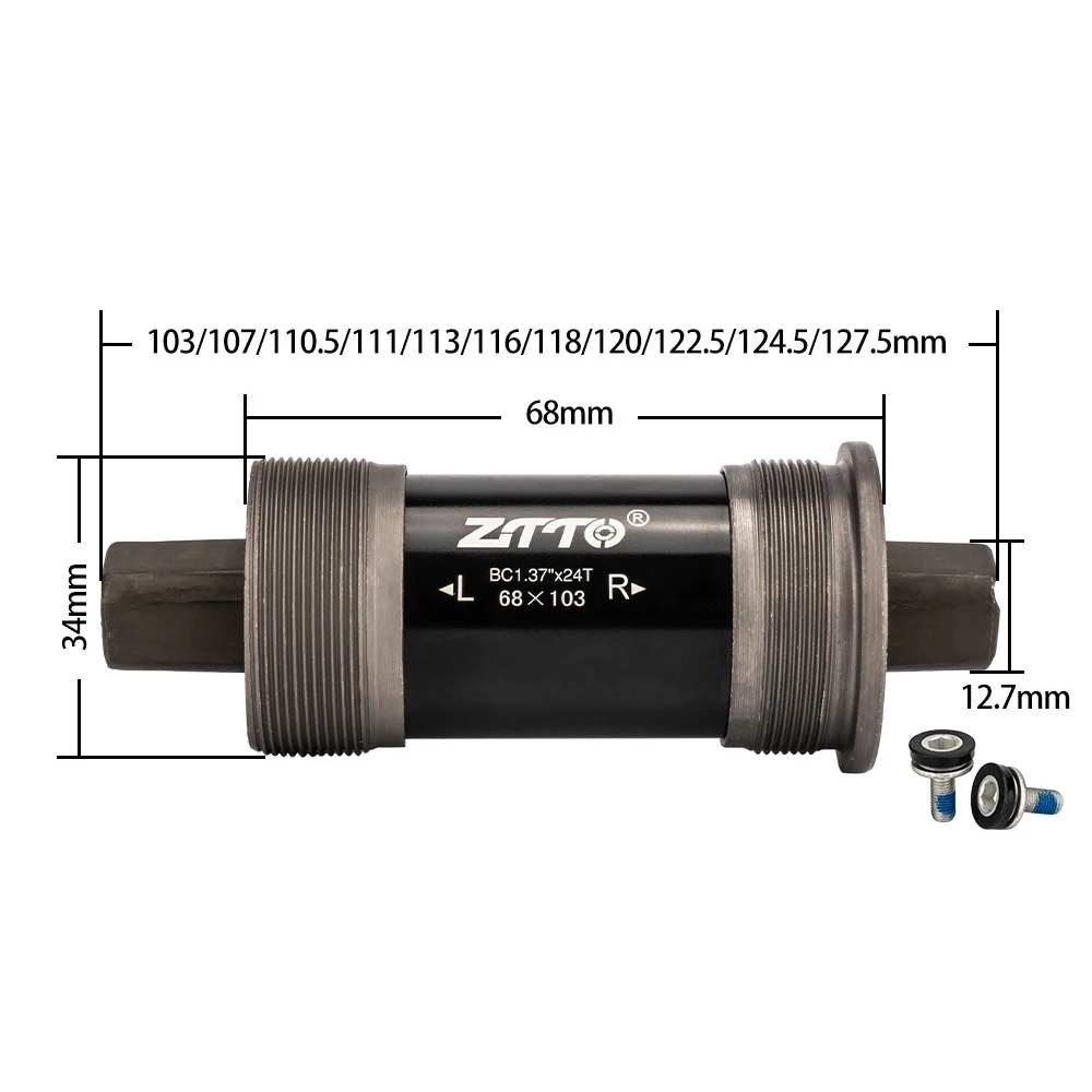 Bottom Bracket Press - ZTTO Vierkantkegel-Fahrrad-Innenlager, 68 mm, abgedichtete Lager,