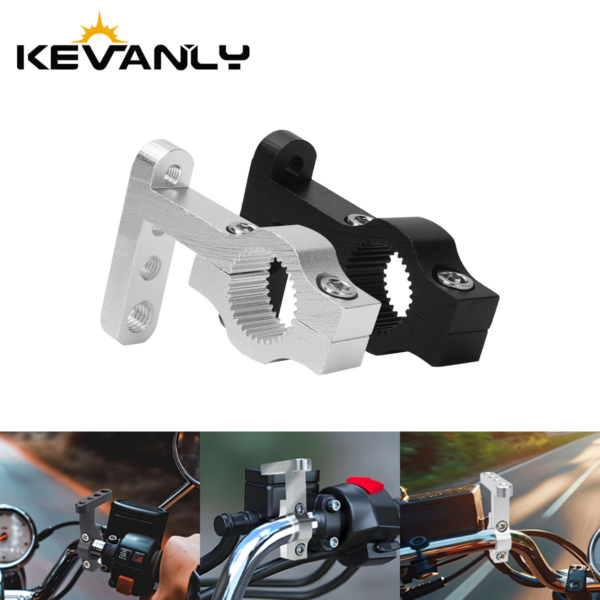 Mountain Biking Derby - Vier Lochgrößen Motorrad Aluminiumlegierung LED Strahler