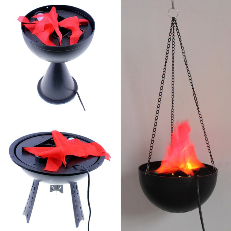 Head Racket Boom - 3D Flammeneffekt-Lampe, Simulierter Kamin, Elektrisches Flammenlicht,