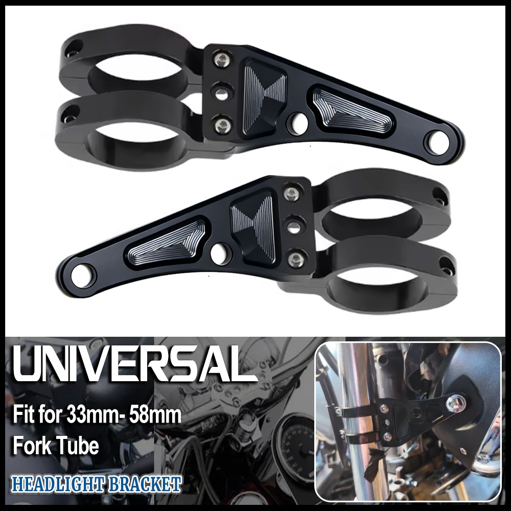 Mountain Biking Derby - Universal 33mm-58mm Scheinwerfer Halterung Schellen Gabel