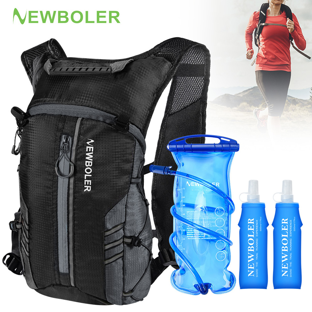 Mountain Biking Rucksack - NEWBOLER Outdoor Atmungsaktive Sporttasche Fahrrad Feuchtigkeitsspendende
