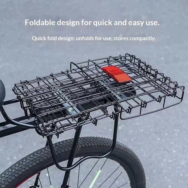Mountain Biking Rucksack - Faltbarer Fahrradkorb für den Hinterbau, große