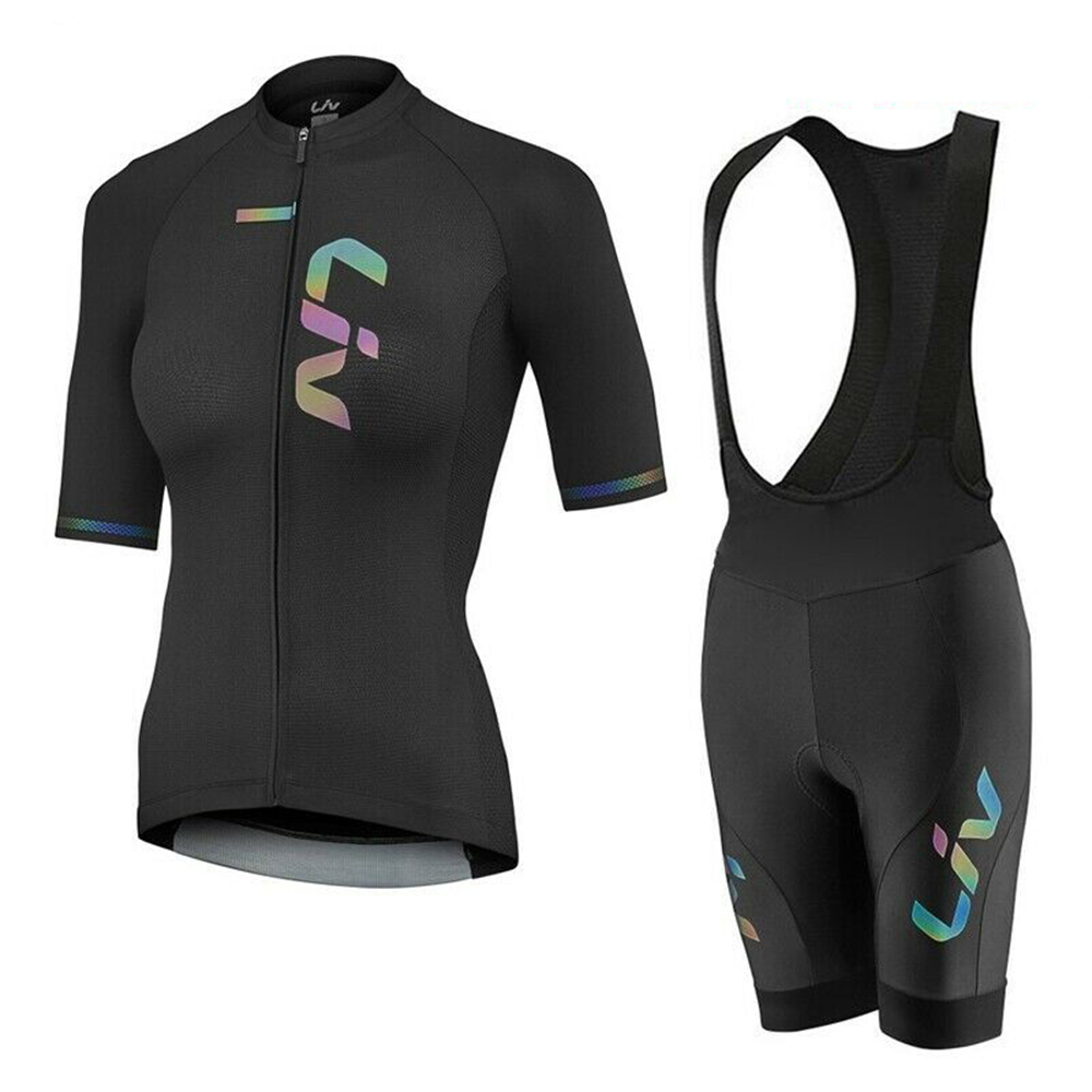 Mountain Biking Wallpaper - LIV Sommer Radfahren Jersey Trägerhose Set