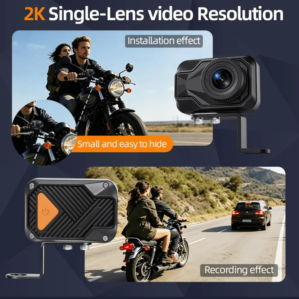 Motorrad-DVR 2K HD WiFi & APP  – Mountain Biking Images Bewertung und Preis