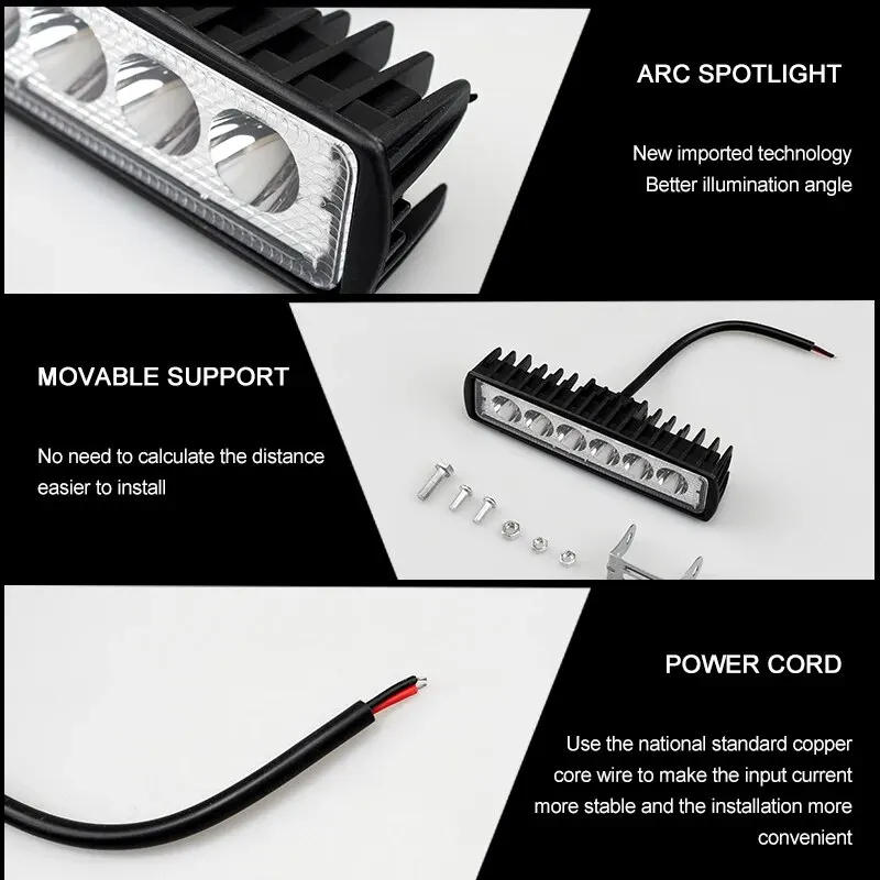 LED Arbeit Licht Streifen Form – Head Racket Boom Bewertung und Preis