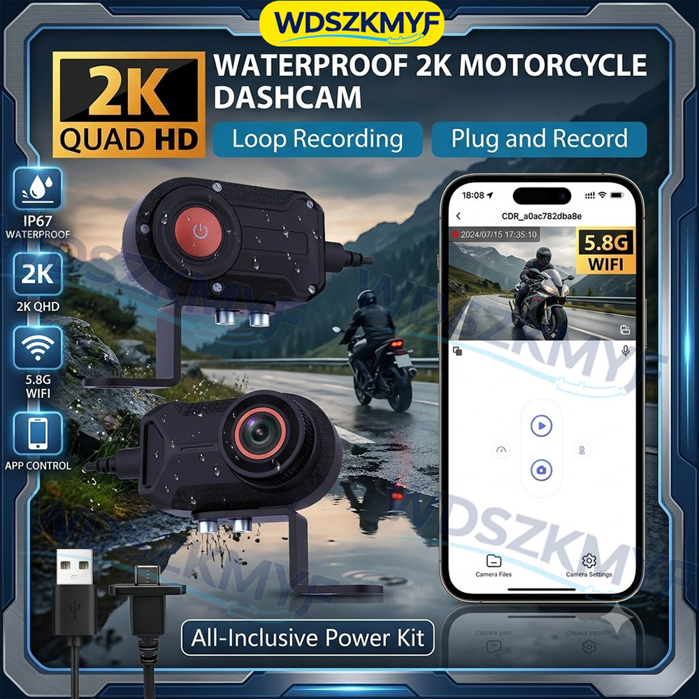 2K 30fps Motorrad-Dashcam DVR- – Mountain Biking Images Bewertung und Preis